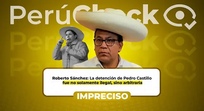 ¿La ONU declaró “arbitraria e ilegal” la detención de Pedro Castillo y exigió su liberación inmediata?